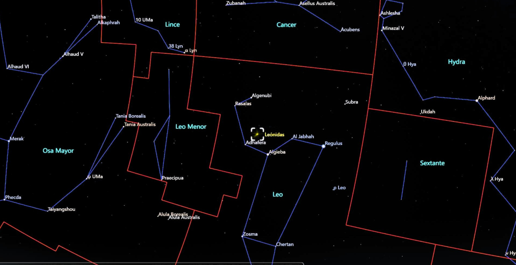 Cuándo y dónde ver las 3 lluvias de meteoritos de noviembre