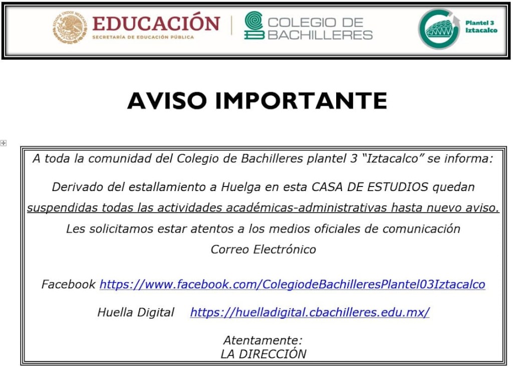 Estalla huelga en 20 planteles de Bachilleres, ¿quiénes y por qué protestan?