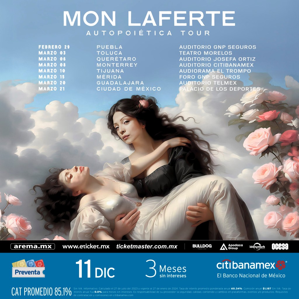 Fechas, lugares y precios de los conciertos de Mon Laferte en México