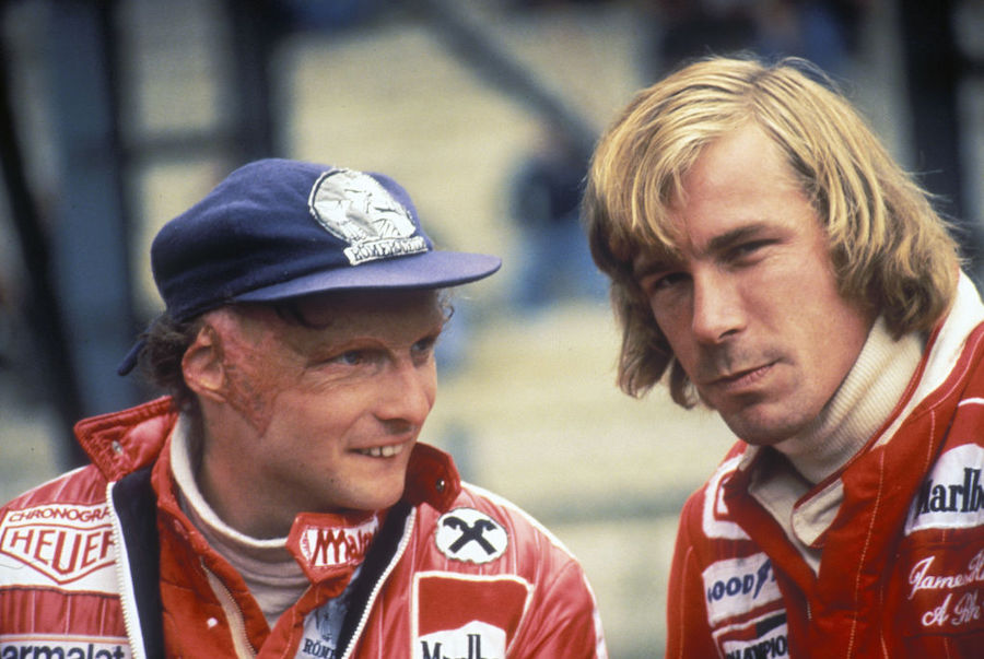 Niki Lauda y James Hunt