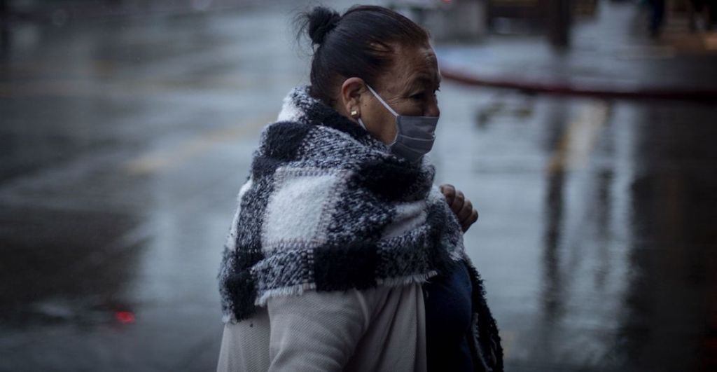 Año Nuevo y tormenta invernal en México.