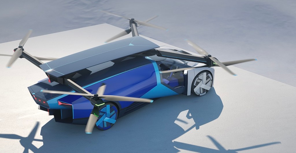 Así es el coche volador que presentaron en el CES 2024