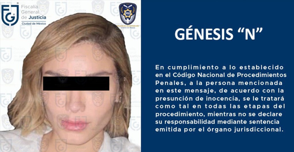 Génesis Aleska: Detienen en el AICM a modelo e influencer por robo de relojes