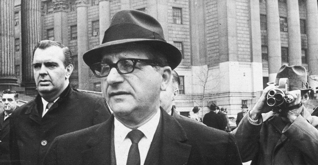 Sam Giancana, líder criminal en Chicago.