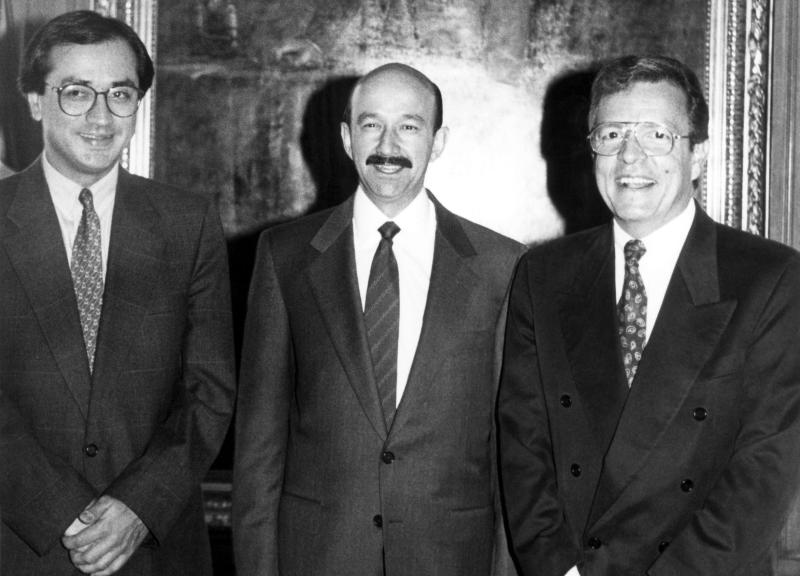 Carlos Salinas de Gortari y sus voceros en 1992