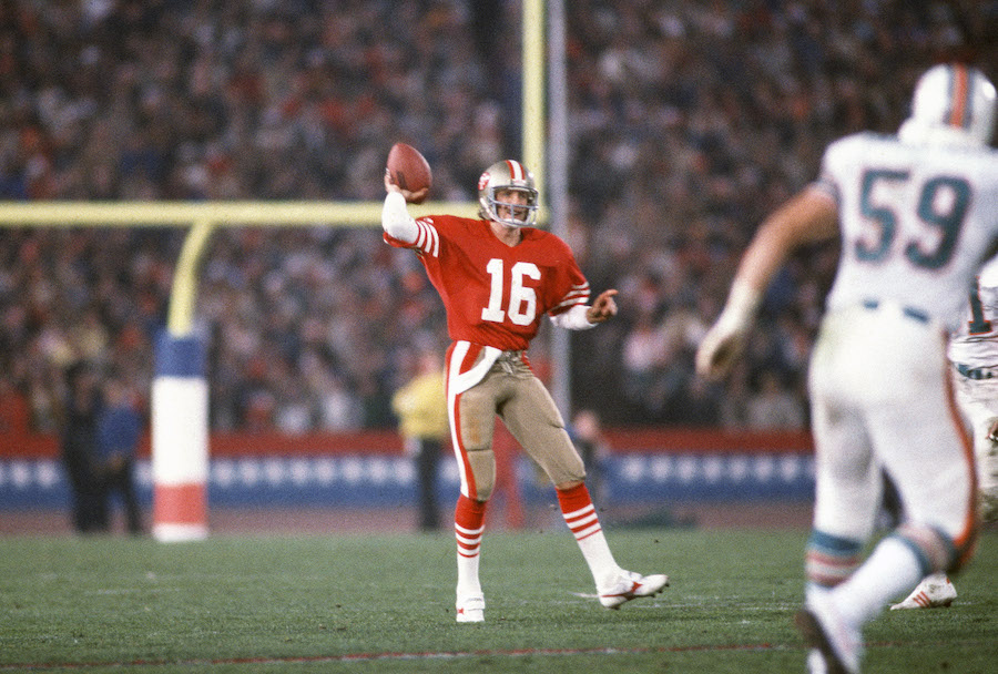 Joe Montana con los 49ers