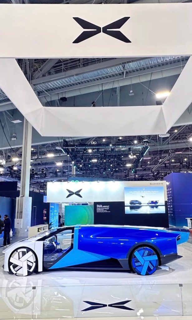 Así es el coche volador que presentaron en el CES 2024