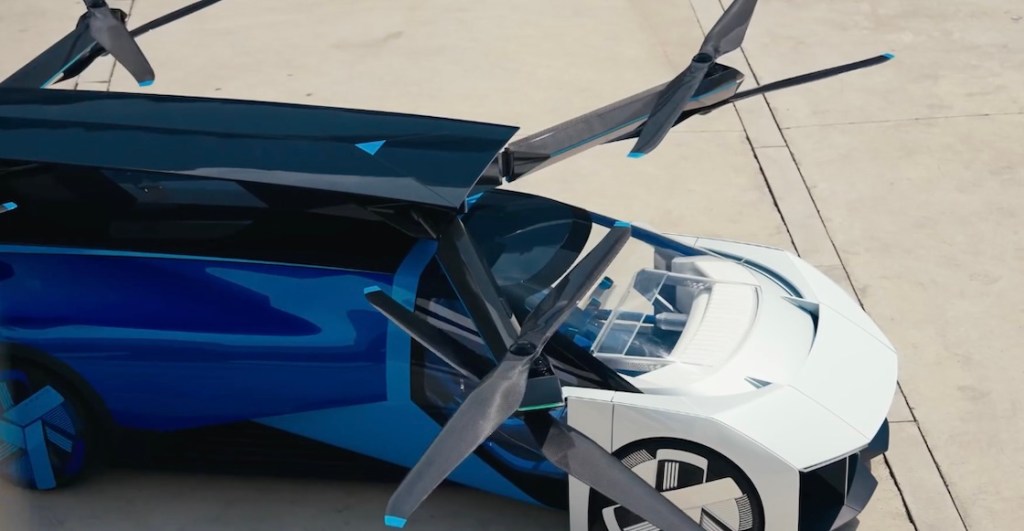 Así es el coche volador que presentaron en el CES 2024