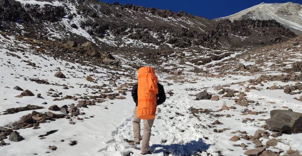 Alpinistas perdidos en el Pico de Orizaba.