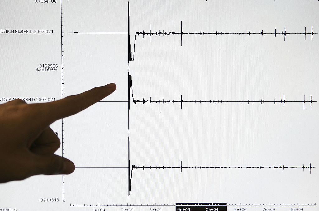 Registro de un sismo