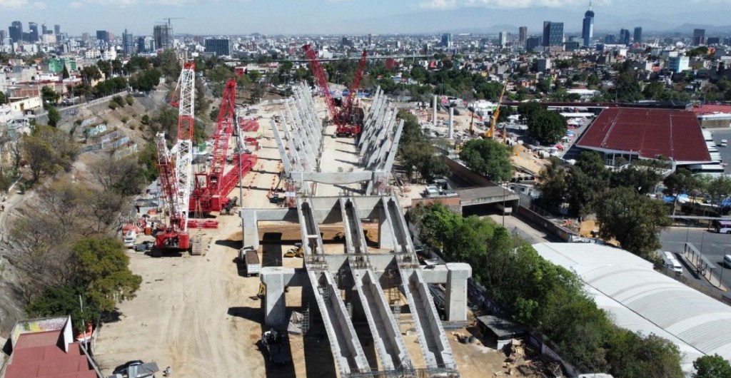 La obra del Tren Interurbano México-Toluca