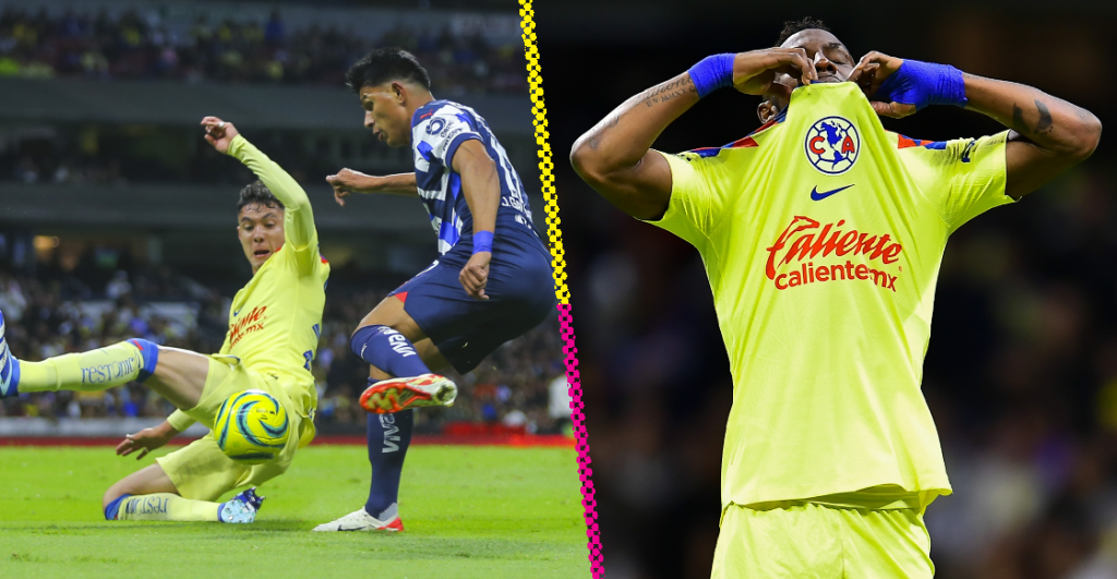 Los osotes de Emilio Lara y Julián Quiñones que le cuestan los 3 puntos al América ante Rayados