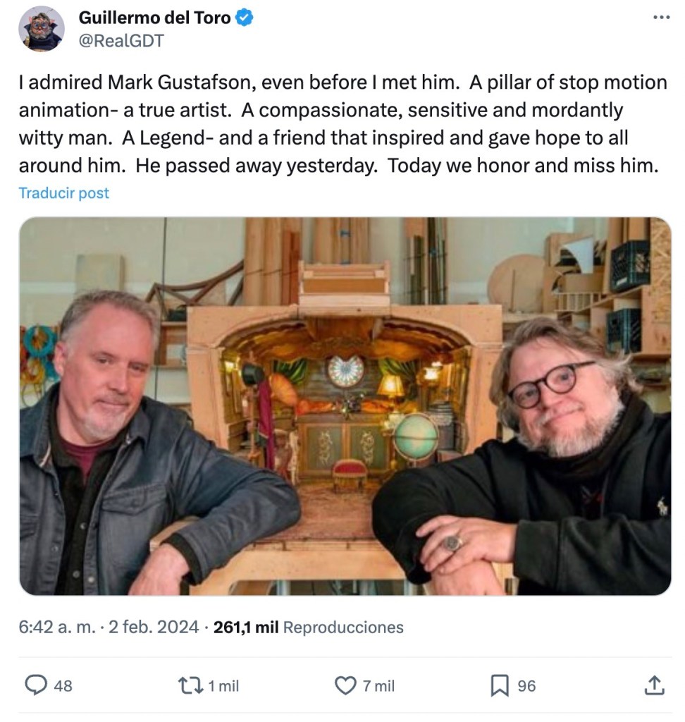 mark gustafson guillermo del toro