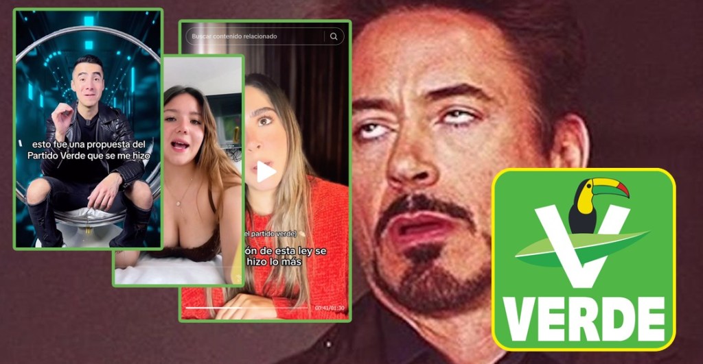 Otra vez el Partido Verde está usando influencers para hablar bonito antes de las elecciones