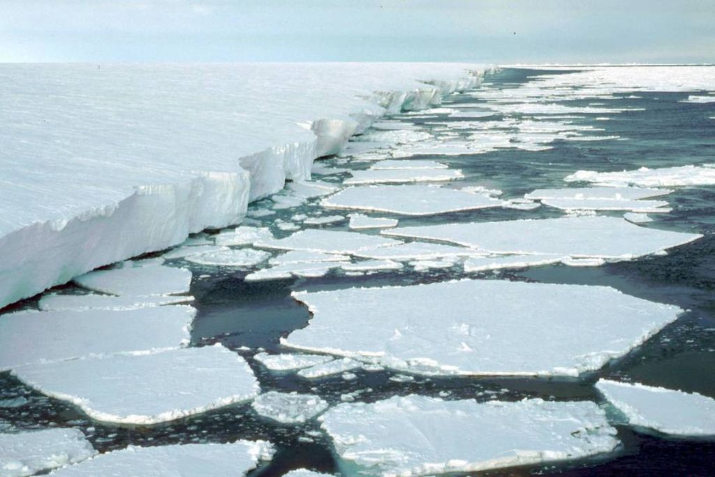 plataforma hielo Filchner-Ronne mar Weddell