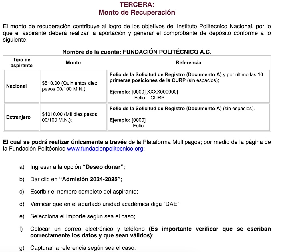 Convocatoria, fechas y requisitos del examen de admisión para nivel superior del IPN 2024