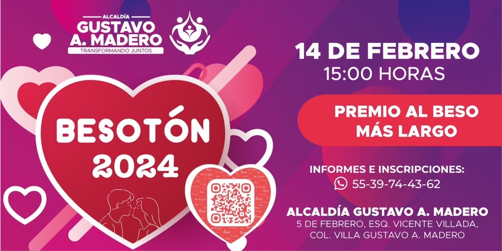 A ponerse románticos en el besotón que premiará el beso más largo en CDMX