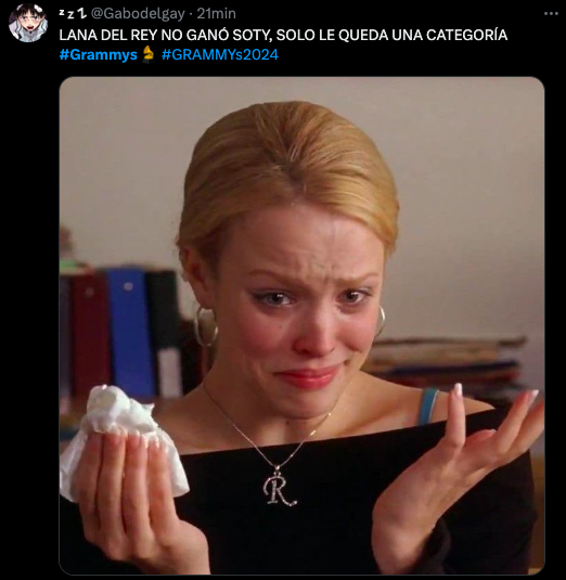 Porque no pueden faltar: Los mejores memes que nos dejaron los Grammy 2024