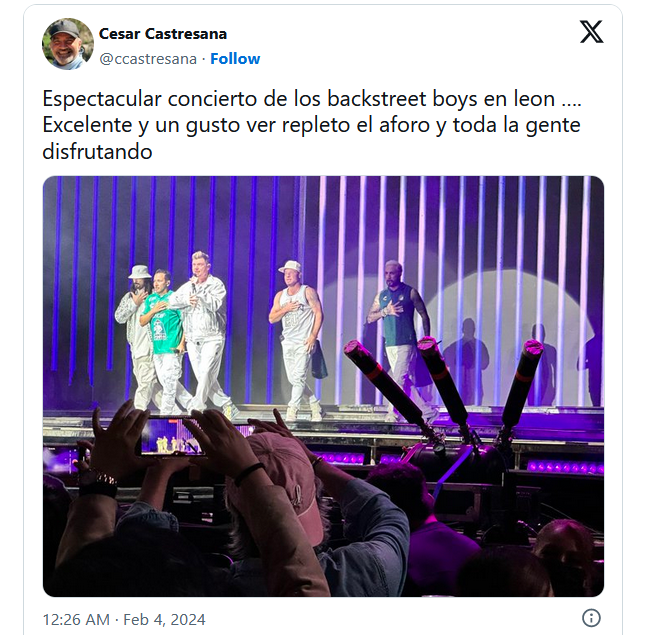 Backstreet Boys en la Feria de León