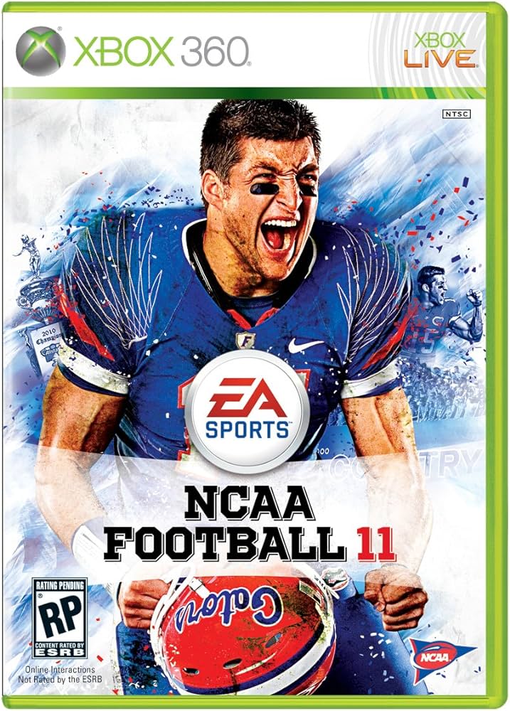 Portada de la primera edición del videojuego de futbol americano colegial