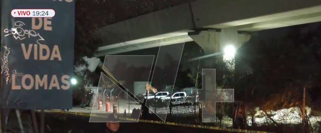 Dos trabajadores cayeron de una estructura del tren interurbano.