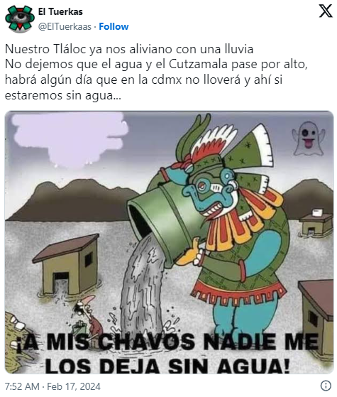 Crisis de agua en el Cutzamala: Los memes por lluvias en CDMX