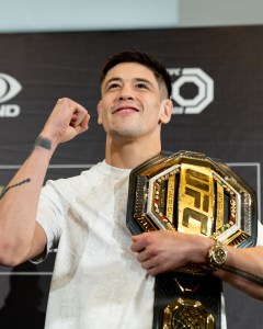 Brandon Moreno como campeón interino del peso mosca de UFC