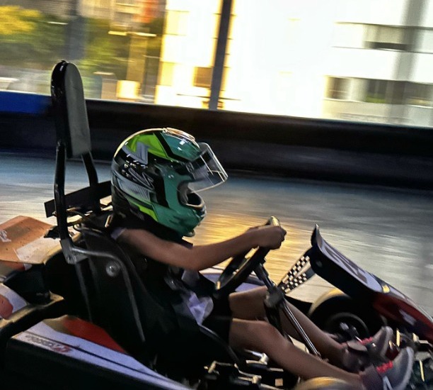 Emma García, piloto de karts 