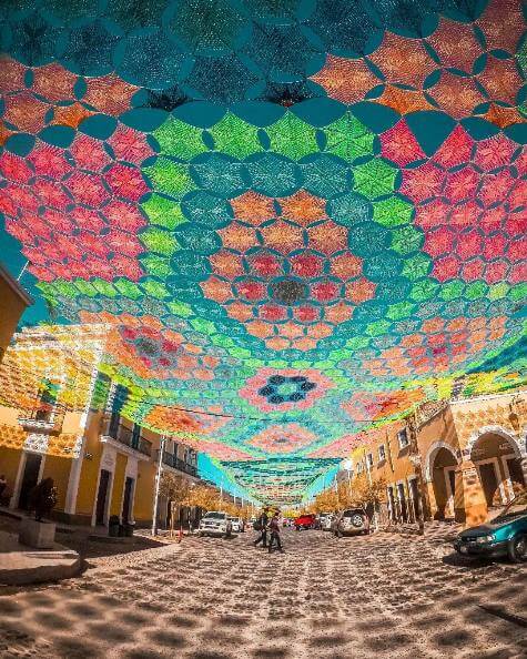 Sabías que… En Jalisco está el cielo tejido más grande del mundo