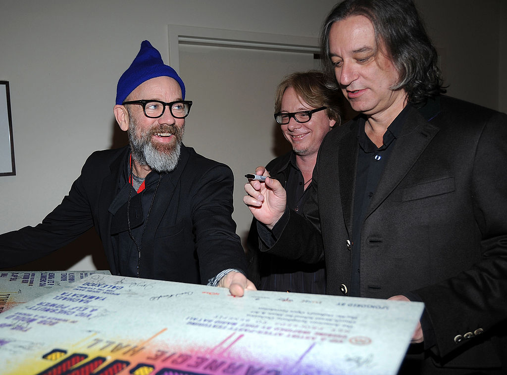 ¡R.E.M. se reunió para festejar el aniversario de su disco debut!