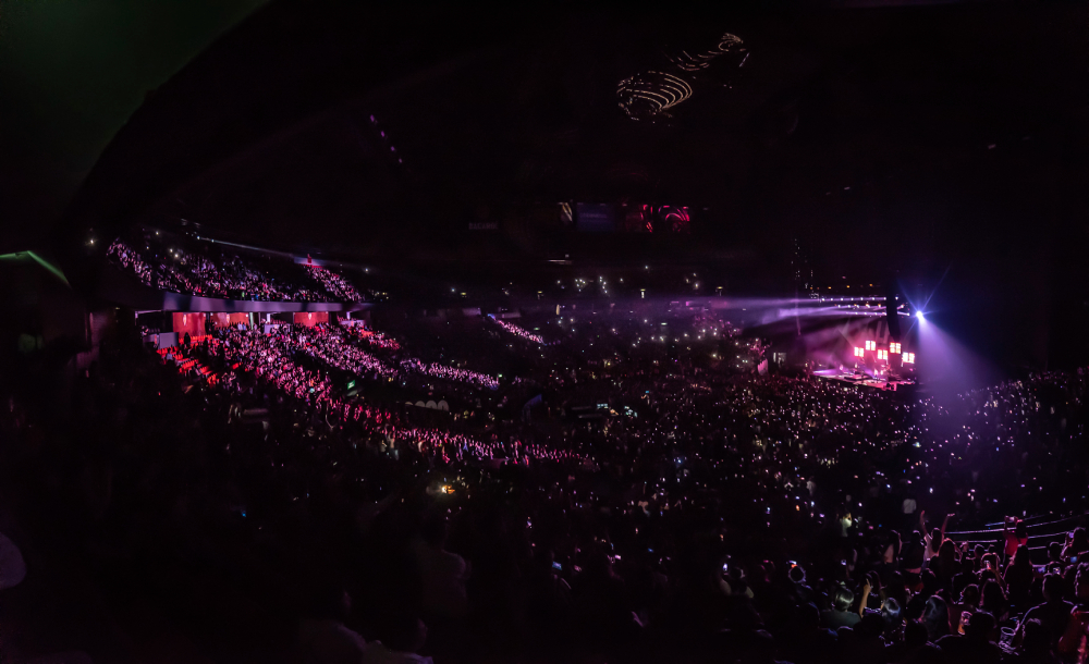 La noche llena de sorpresas que LP dio en el Palacio de los Deportes