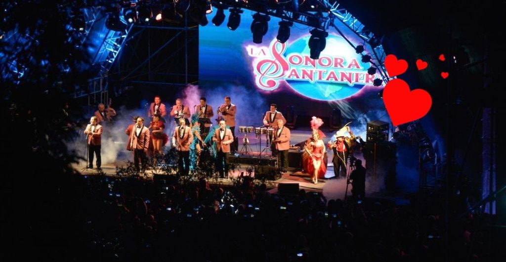 ¡Bailazo de la Sonora Santanera en el Zócalo por el Día del Amor!