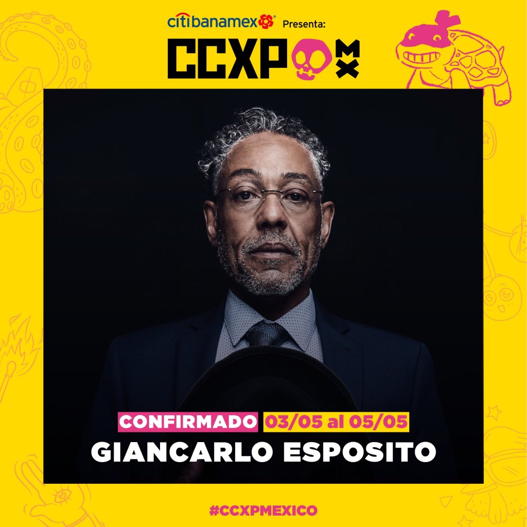 giancarlo esposito invitados ccxp mexico 2024