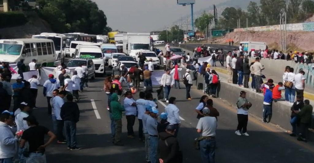 A tomar precauciones: Preparan bloqueos en la autopista México-Pachuca el 10 y 11 de marzo