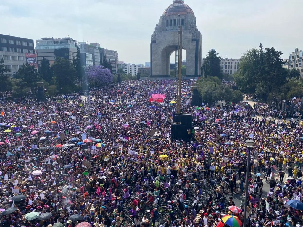 La marcha del 8M de 2020.