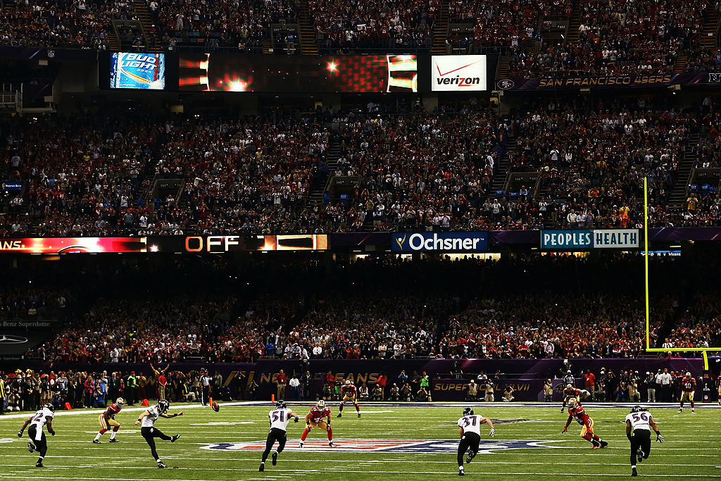 Kickoff en el Super Bowl XLVII