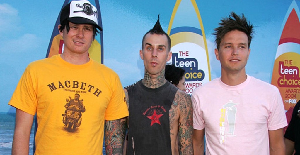 Blink 182 primera vez México Travis Barker lesión pierna