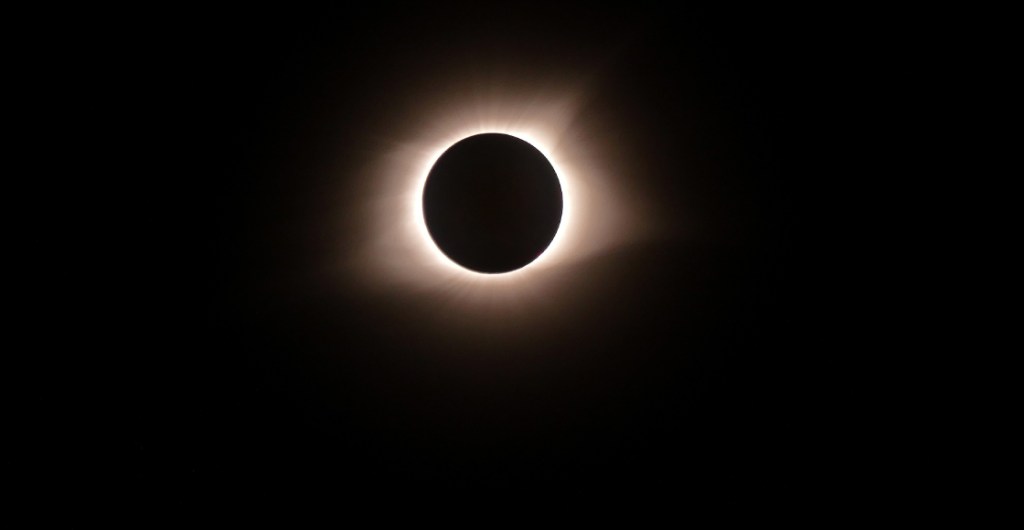 La foto del eclipse solar de marzo de 2018.