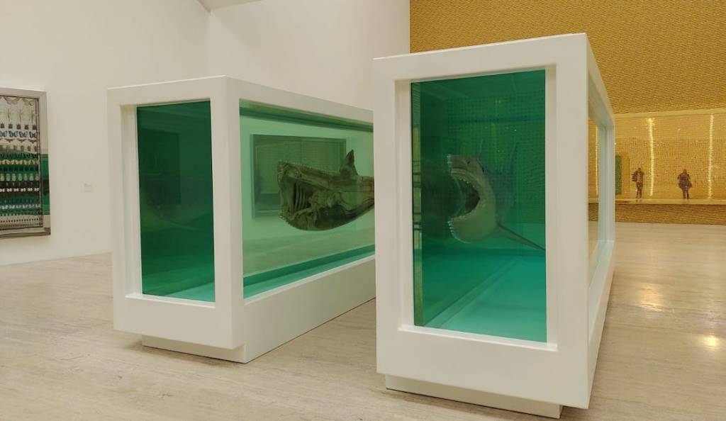 Exposición de Damien Hirst.