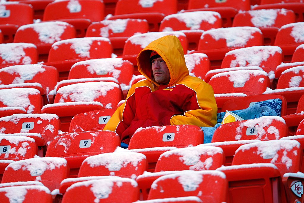 El Arrowhead en plena nevada