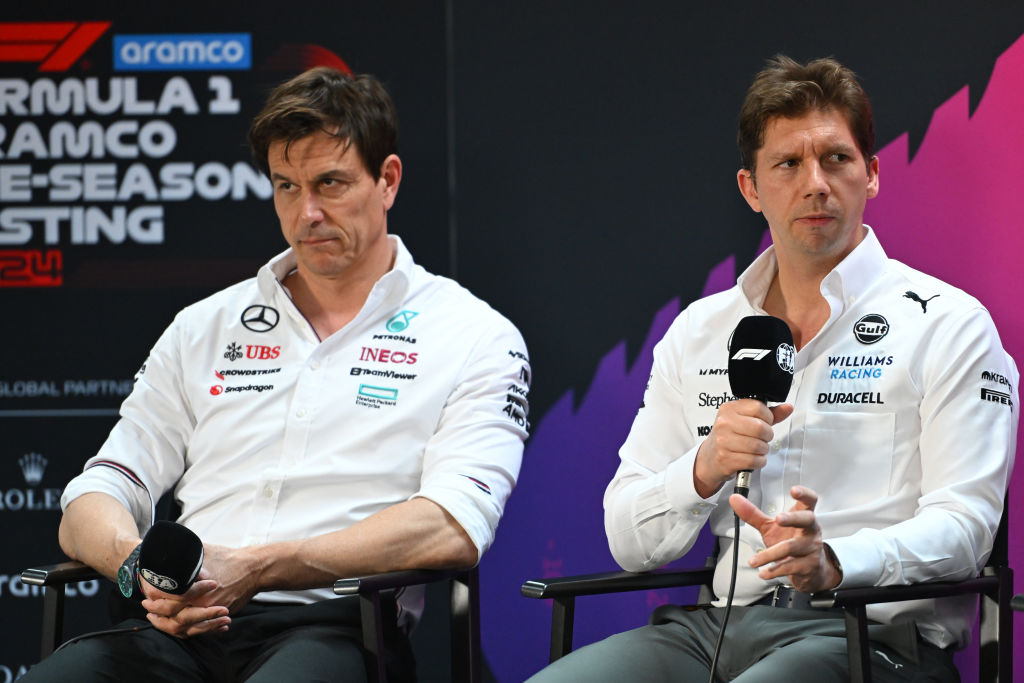 Toto Wolff y James Vowles 