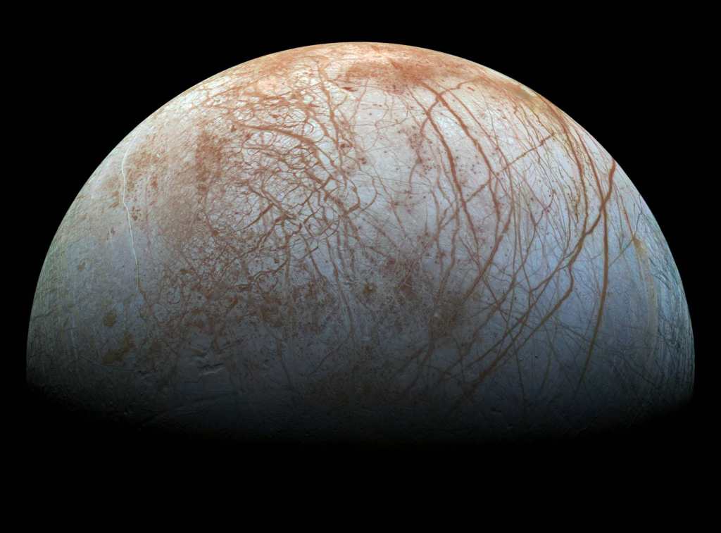 Europa, una de las lunas de Júpiter