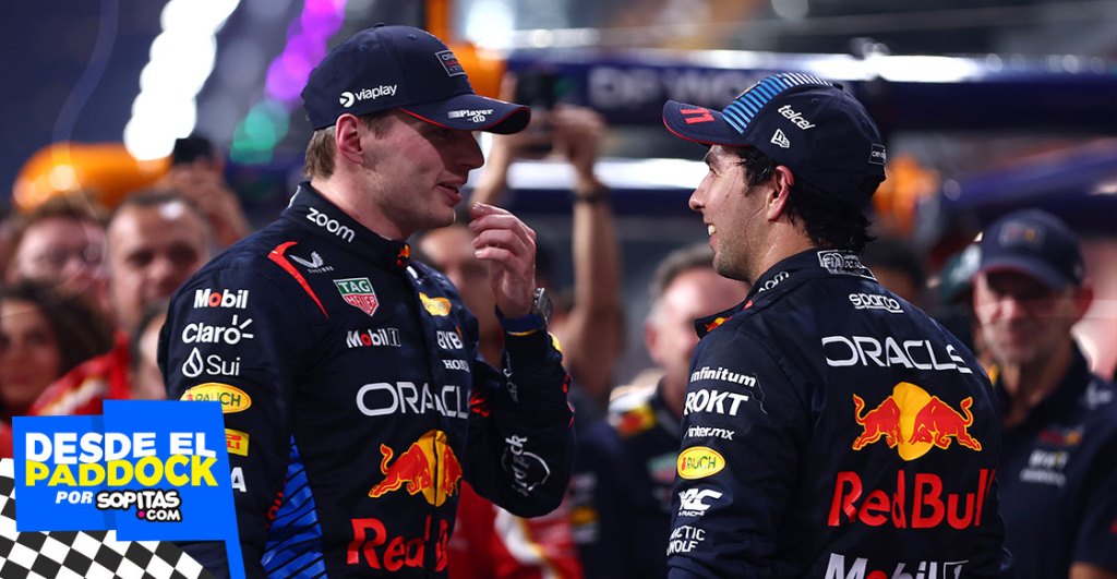 Dobletes de Checo y Verstappen