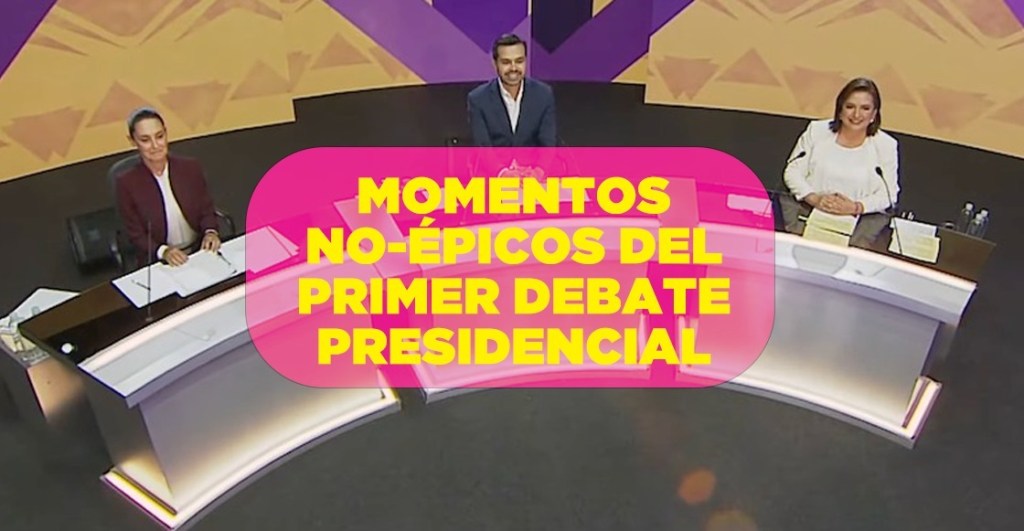 Momentos del Primer Debate Presidencial 2024.