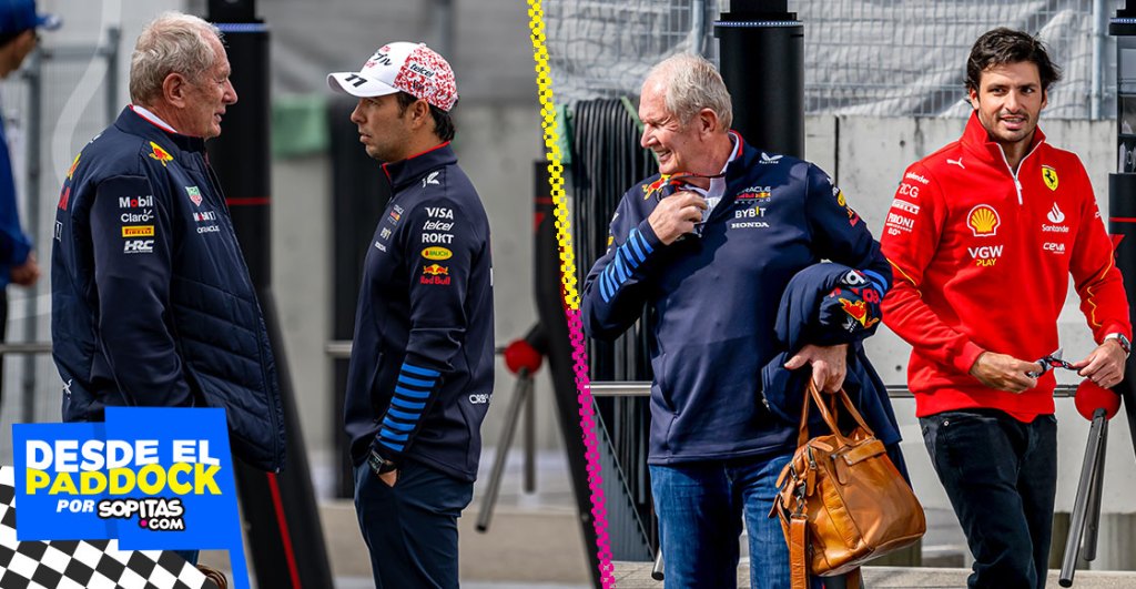 Helmut Marko destapó los planes de Mercedes al hablar sobre Checo y Sainz