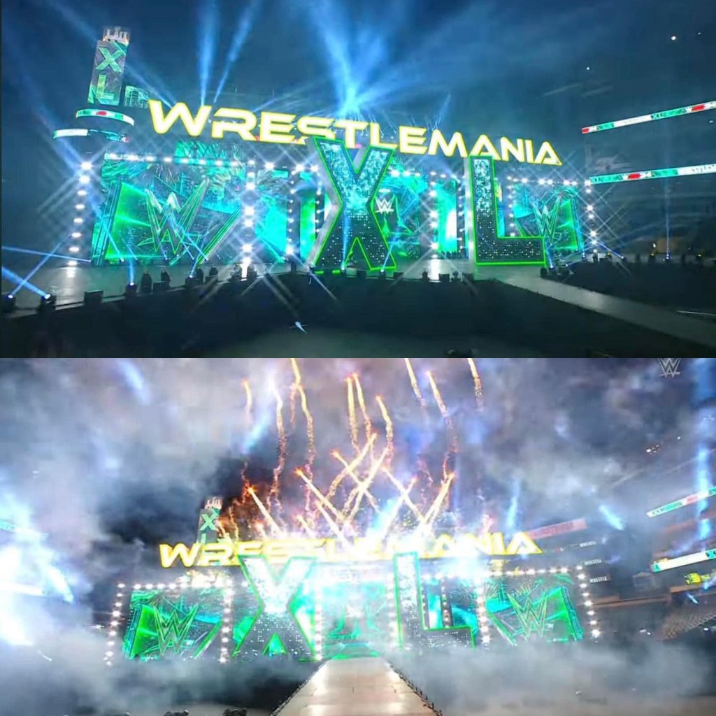 El stage de Wrestlemania 40