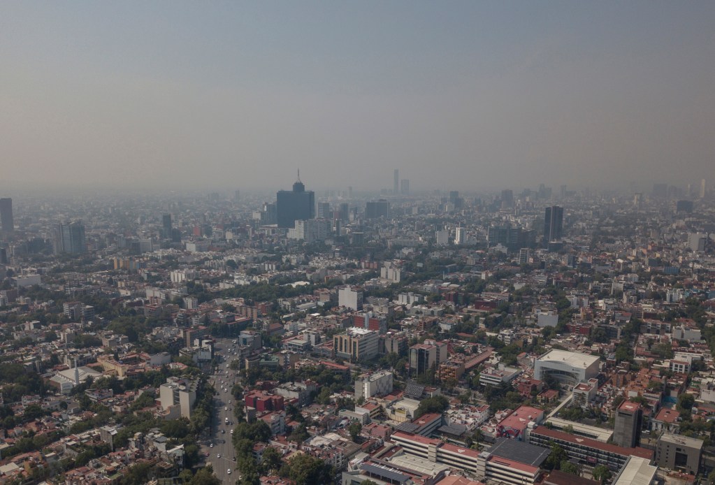 Contingencia ambiental en la Ciudad de México. Foto de EFE