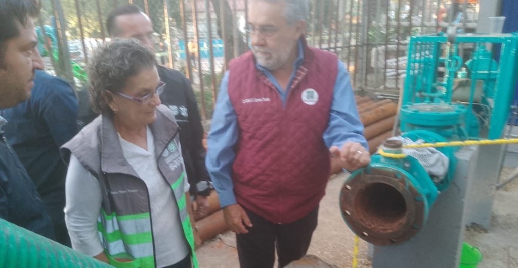 Pozo contaminado que abastecía agua a la Benito Juárez.