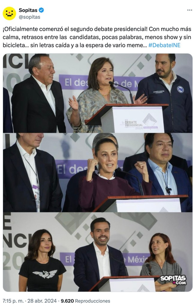 Los candidatos llegaron al Segundo Debate Presidencial