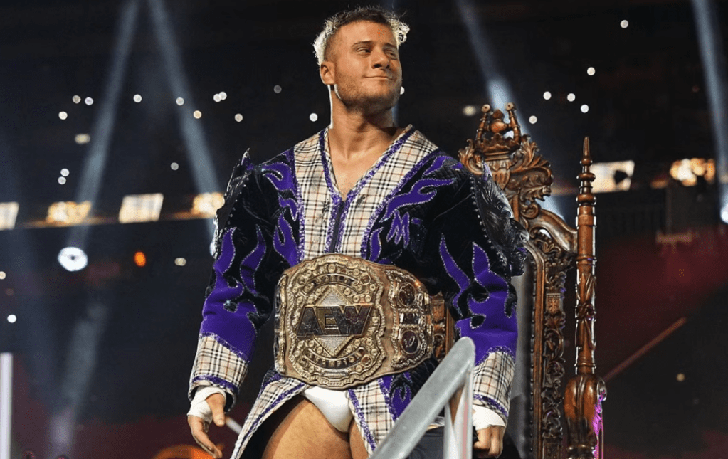 MJF como campeón de AEW